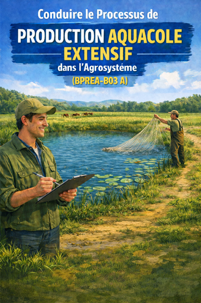 Stagiaires en aquaculture entrain de tirer le filet !